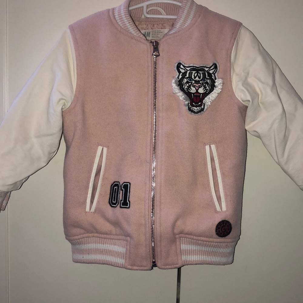 Letterman style jacket